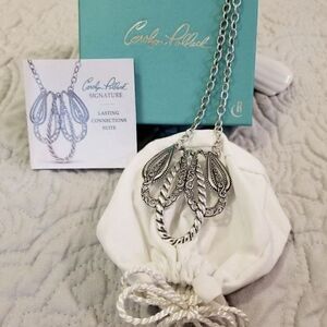 Carolyn Pollack Sterling Silver Statement Necklace